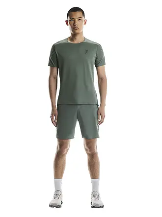 ON | Maglietta da running da uomo Performance-T | dunkelgrün